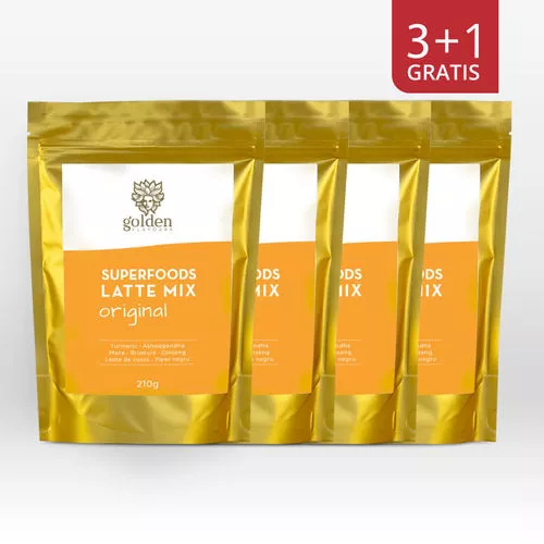 Superfoods Latte Mix Original 210g 3+1 Gratis Superfoods Latte Mix Original 210g 3+1 Gratis