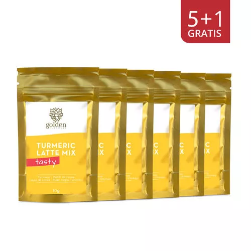 Turmeric Latte Mix Tasty 10g 5+1 Gratis