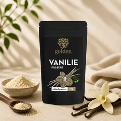 Vanilie pulbere 100% naturală, 10g