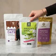 Pachet AM to PM: Matcha Date, Choco Date si Turmeric Latte 